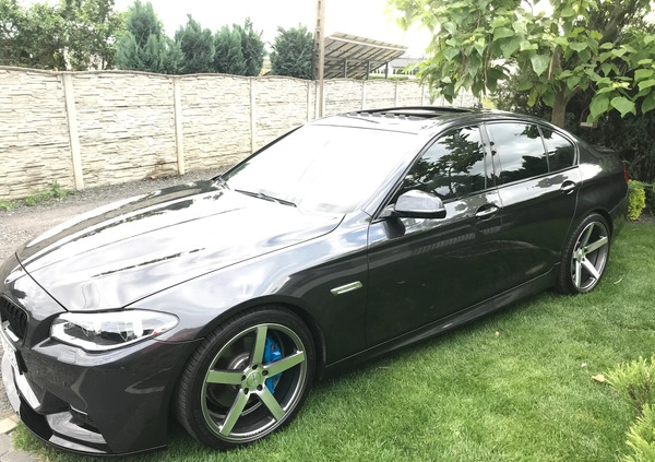 BMW Seria 5 cena 96500 przebieg: 188800, rok produkcji 2014 z Leszno małe 46